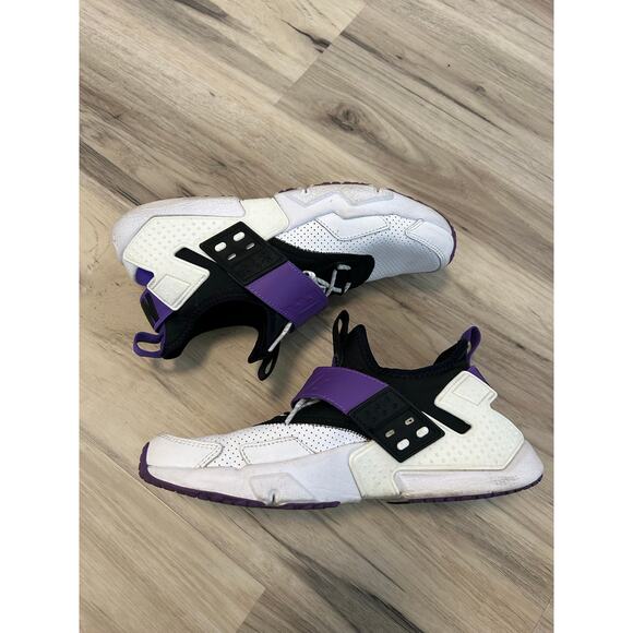 Nike Air Huarache AH7335-101 Sneaker White Purple Men's Size 7 - Picture 3 of 7